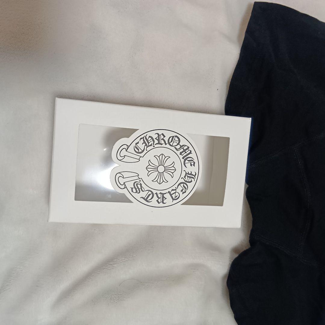 ひより！！クロムハーツ　ショート ボクサー ブリーフ 黒×白 M