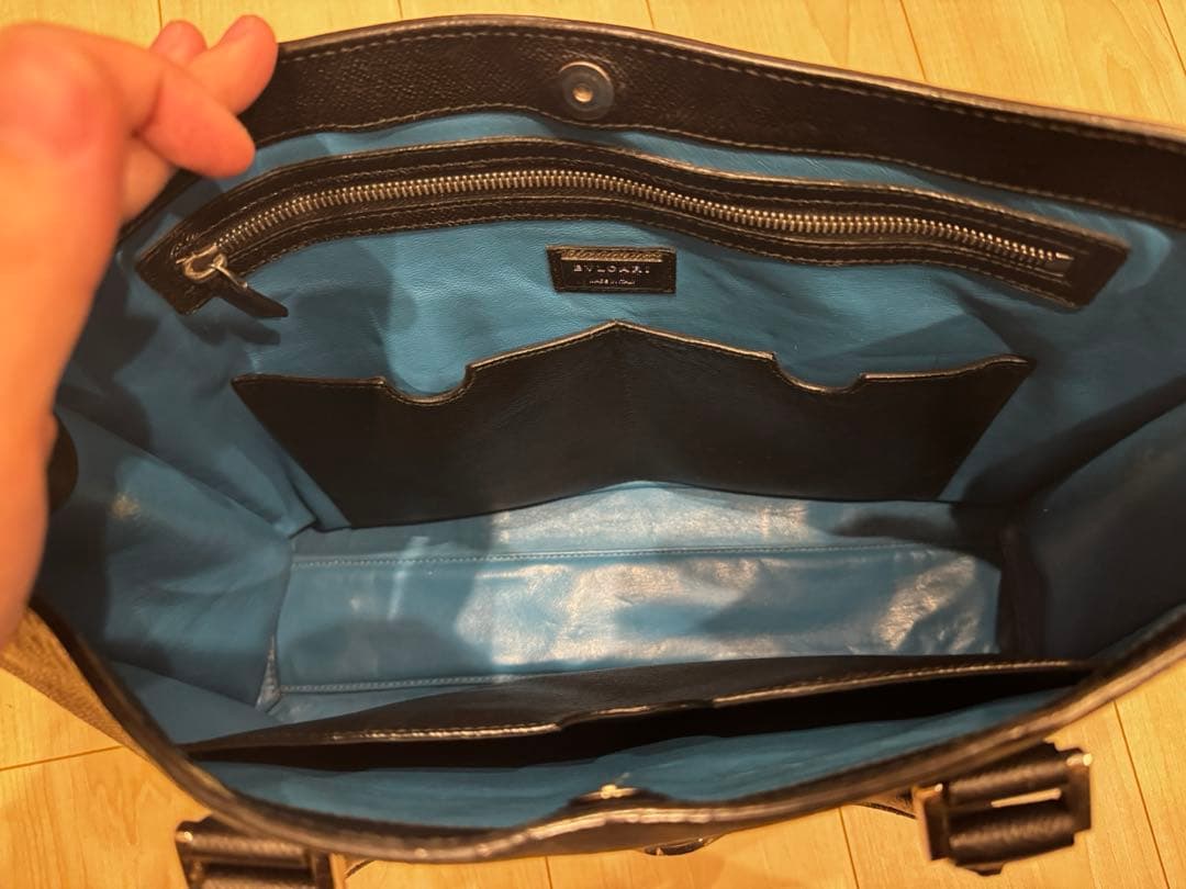 最終値下げ ブルガリ BVLGARI トートバッグ ビジネスバッグ ブラック