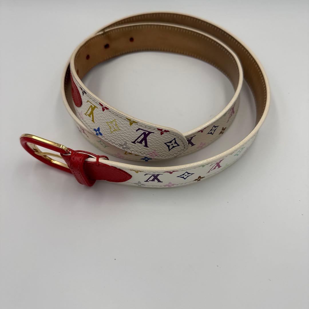 チャコLouis Vuitton モノグラムベルト マルチカラー
