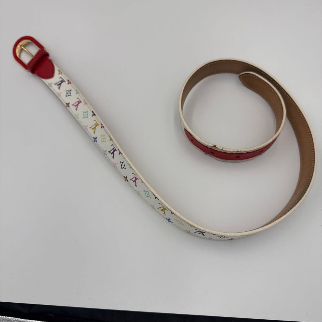 チャコLouis Vuitton モノグラムベルト マルチカラー