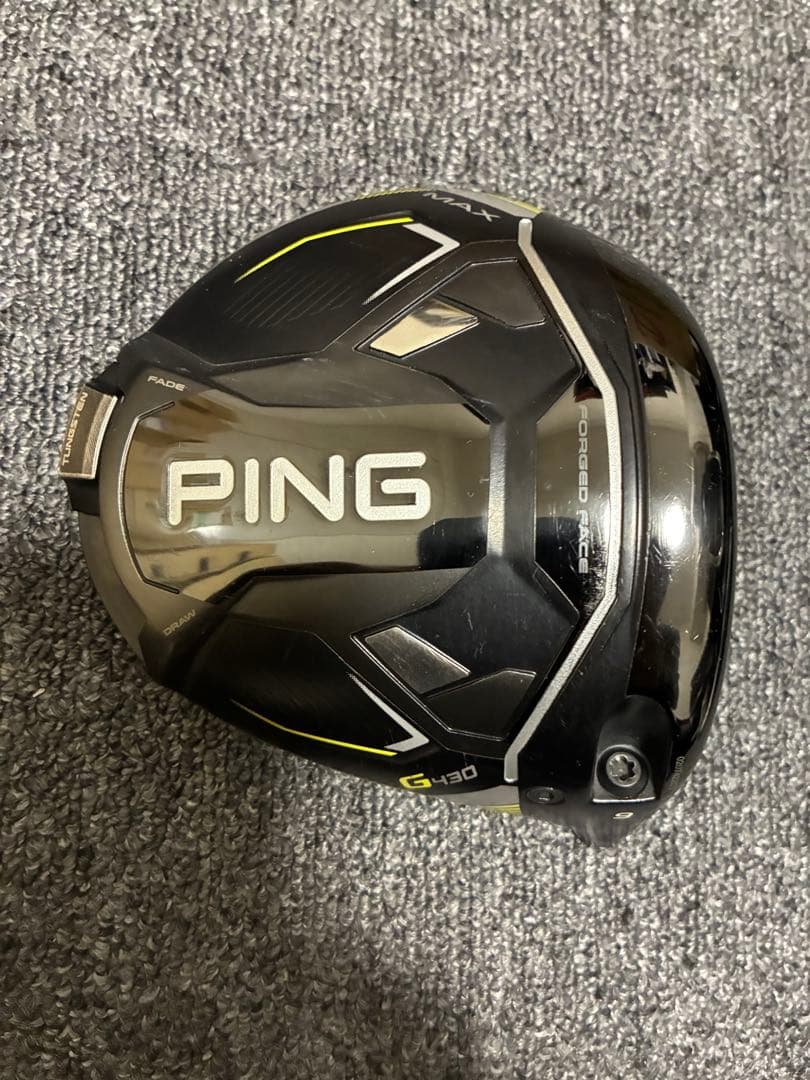 PING G430 MAX ドライバー 9° ヘッドのみ