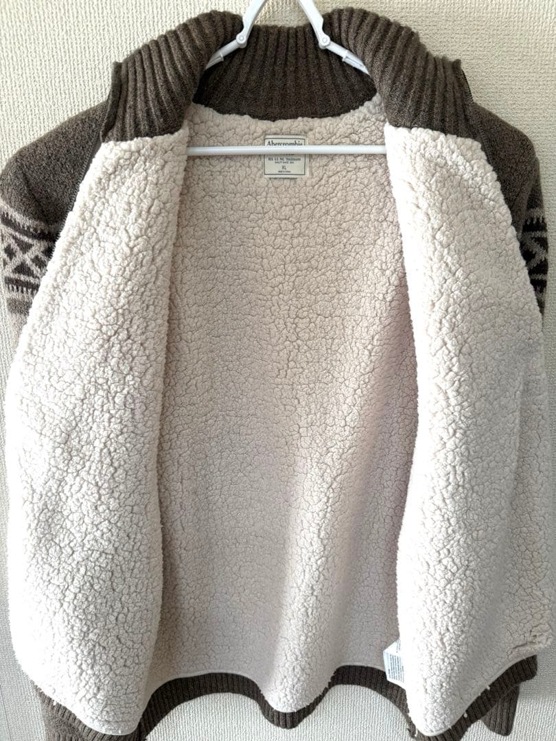 ☆Abercrombie &Fitch☆アウター♡カウチンセーター☆サイズXL☆