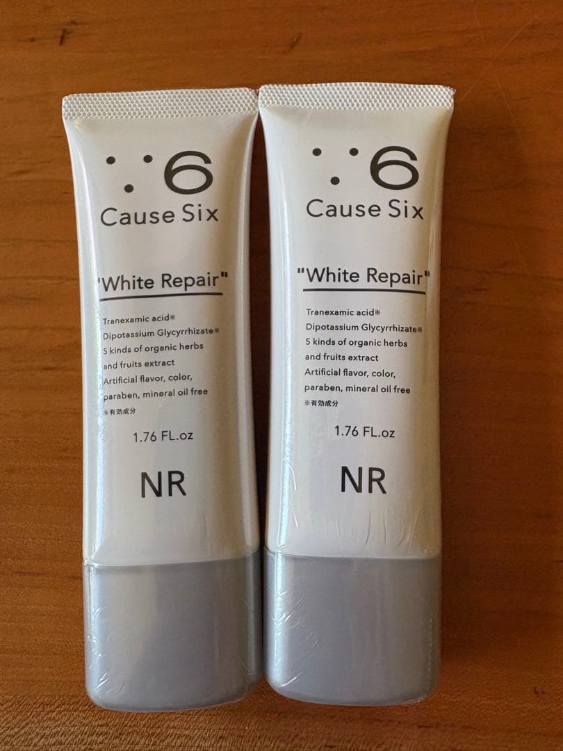 コーズシックス　ホワイトリペア新品2本セット