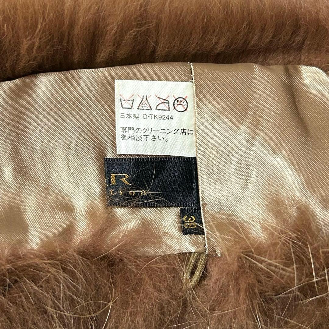 j&r selection カシミヤ100% ブルーフォックス　ロングコート