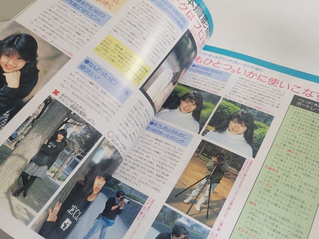 昭和63年発行 月刊カメラマン/創刊10周年特別企画1/女のコ写真 撮り方決定版