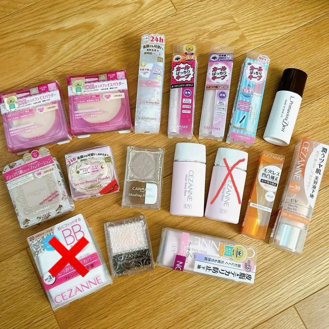 CEZANNE セザンヌCANMAKE キャンメイク 下地　パウダー マスカラ