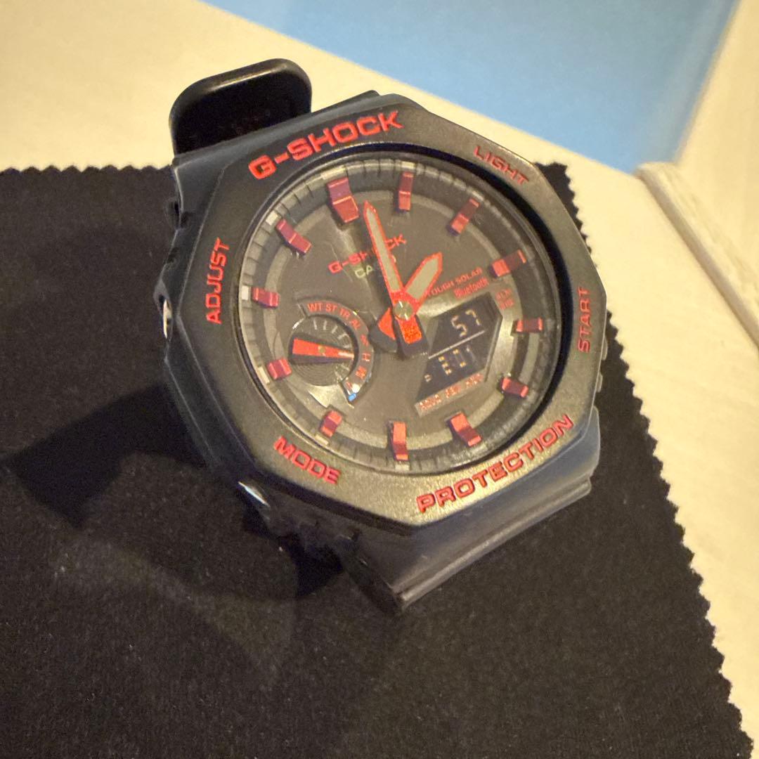 G-SHOCK GA-2100 ブラック/レッド
