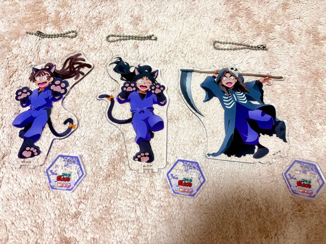 忍たま　アクリルキーホルダー　ハロウィンパーティ　尾浜　久々知　竹谷セット