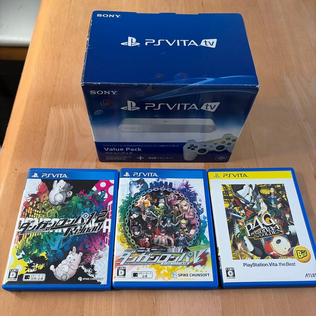 SONY PlayStation VITA TV VTE-1000 ＋ソフト３個