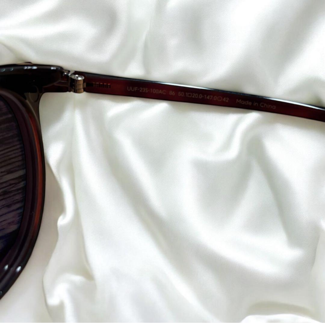 【美品】JINS Switch サングラス　取り外しプレート付　デミブラウン