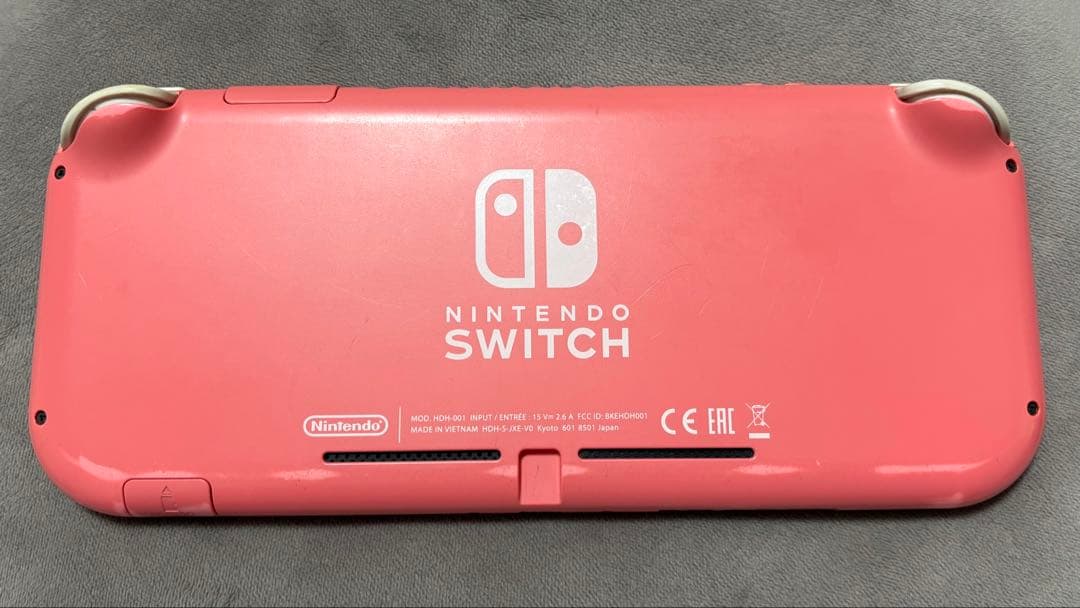 【ジャンク品】スイッチライト 本体 コーラルピンク