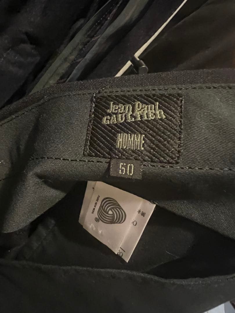 パンツ 100% pure new wool super long slacks