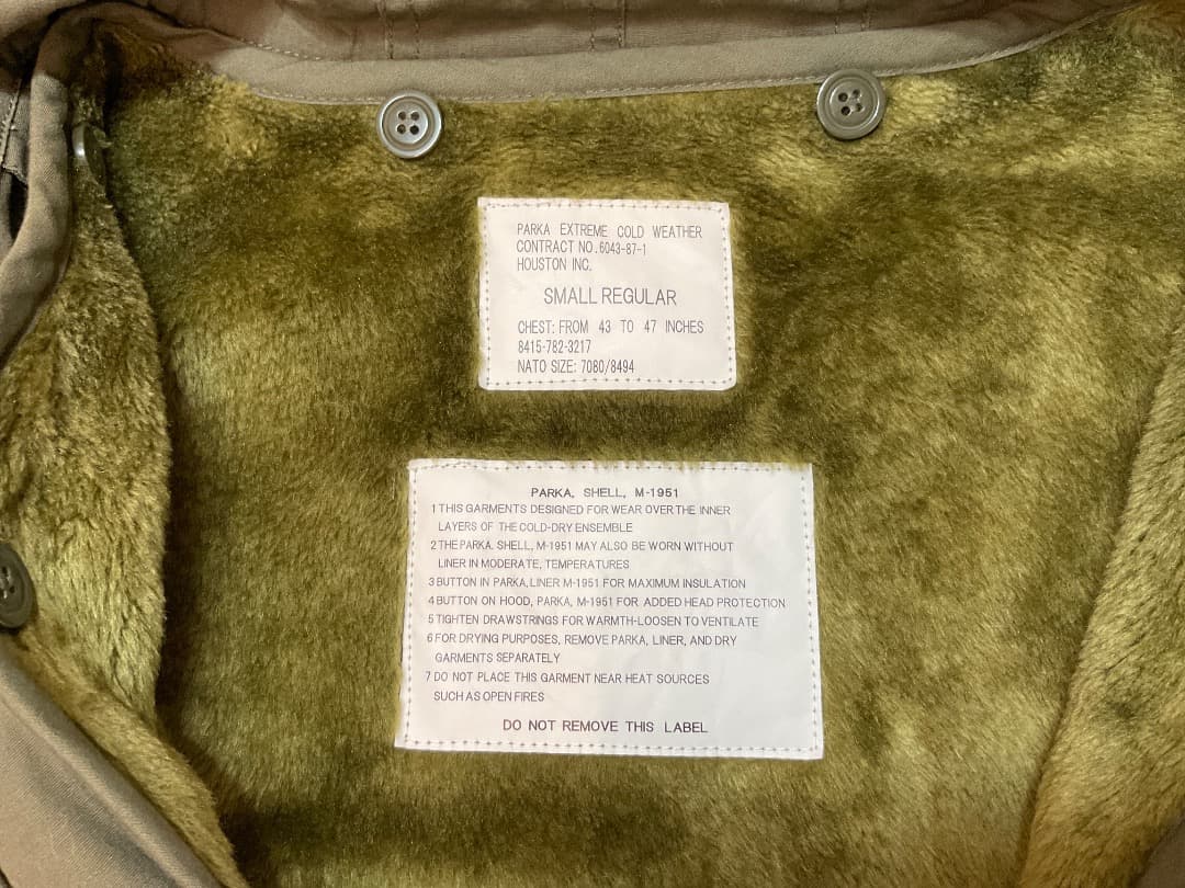 HOUSTON 5409M M-51 PARKA モッズコート size S