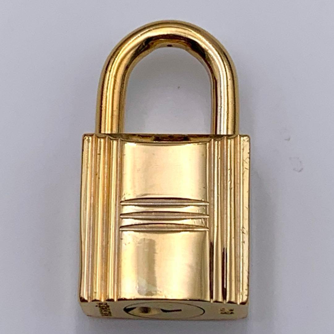 HERMES エルメス カデナ 62番 ゴールド 24Kメッキ 鍵付き 南京錠