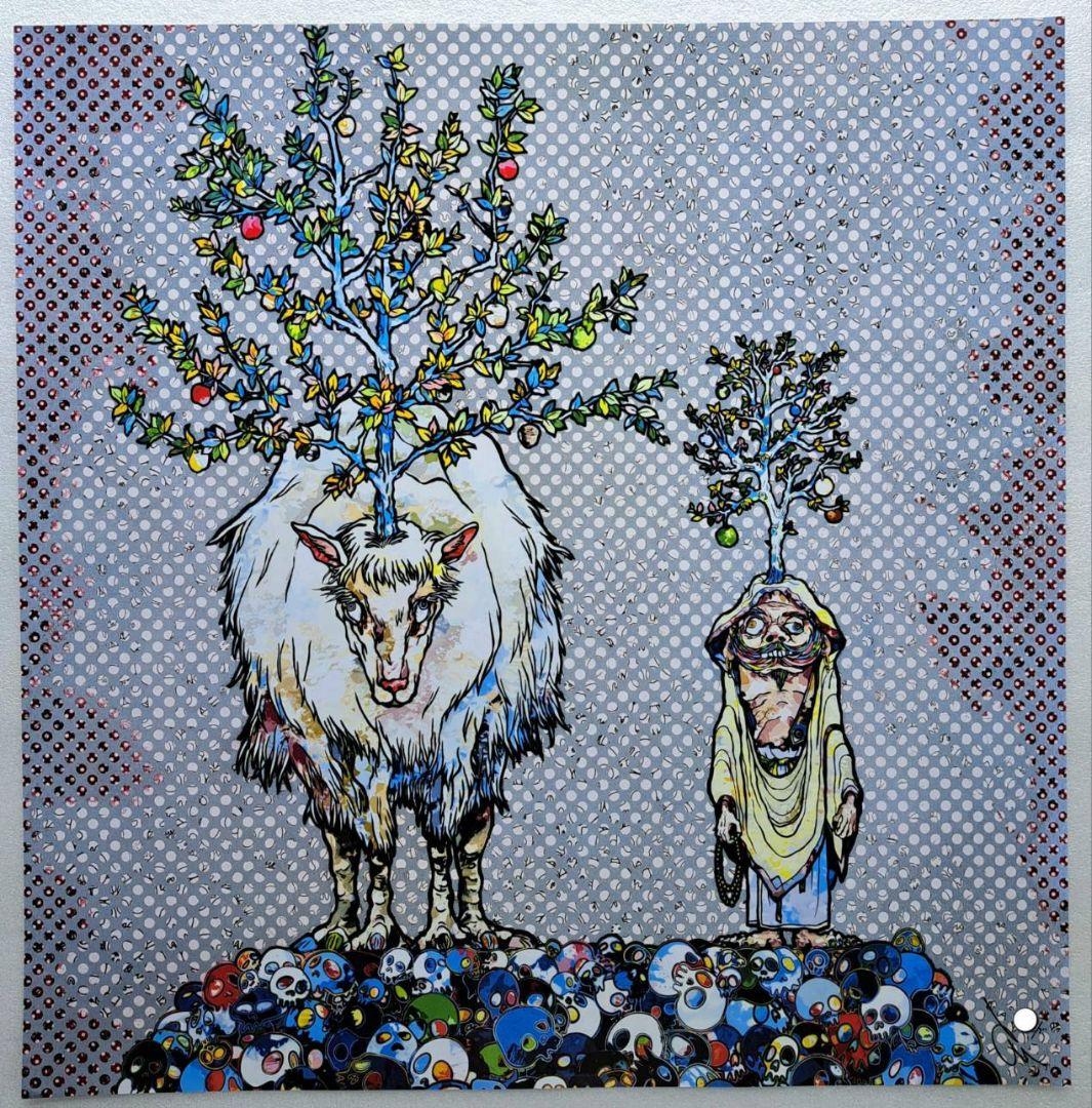 村上隆　シシ神と羅漢　ポスター　アート　人気画家　(草間彌生　奈良美智)