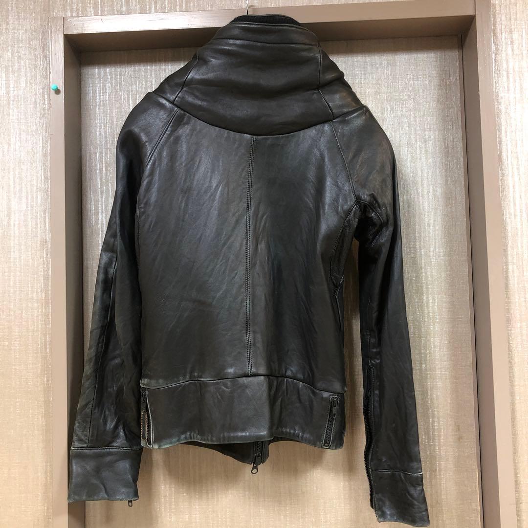 LGB レザー　ライダースジャケット