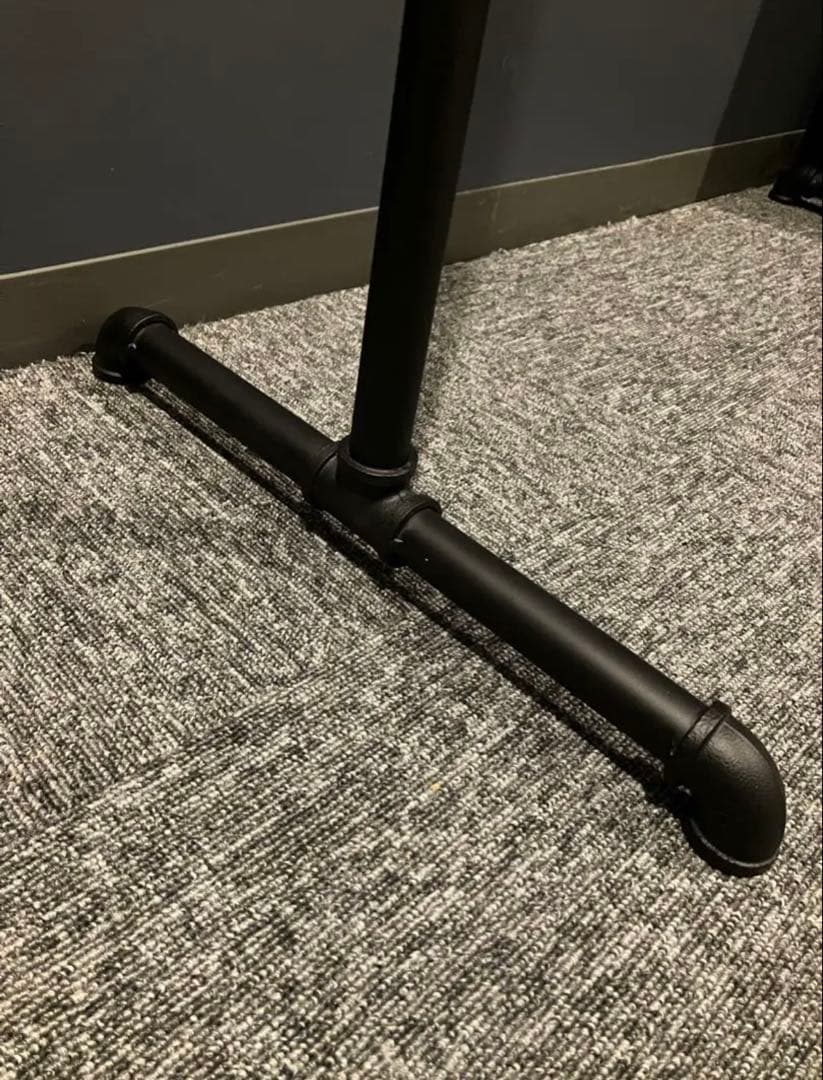 ハンガーラック ガス管 アイアン 150 パイプ 黒 収納 店舗 什器 シンプル