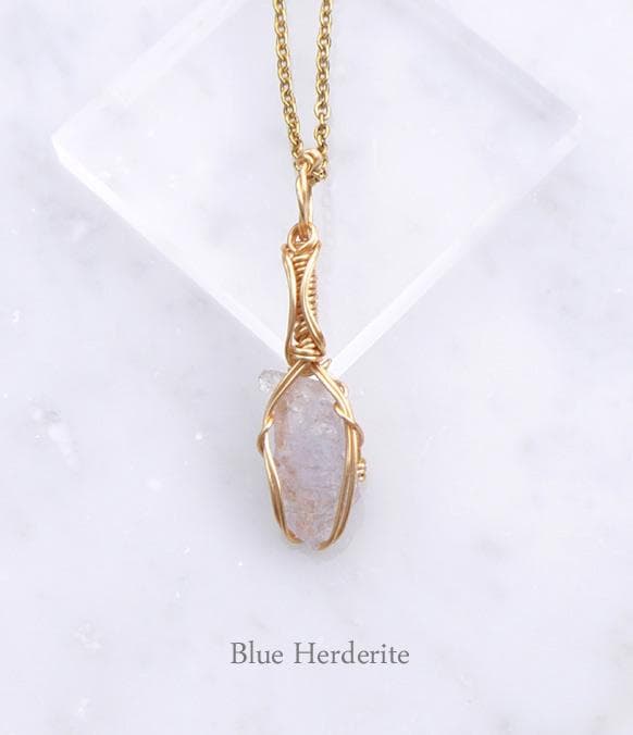 希少 ブルーヘルデライト ペンダントトップ◇