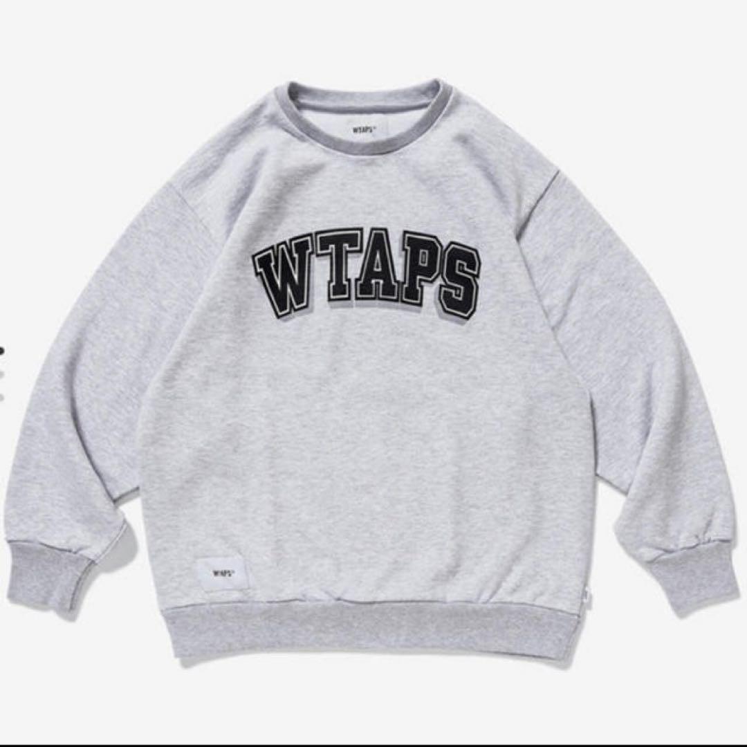 WTAPS グレー クルーネック トレーナー サイズX 03