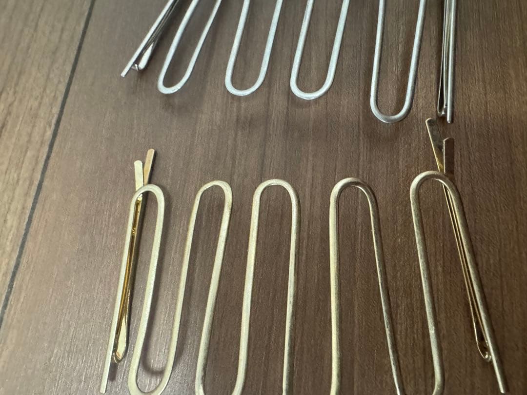 SYKIA Wave Hair Wire Pin シルバー&ゴールドセット