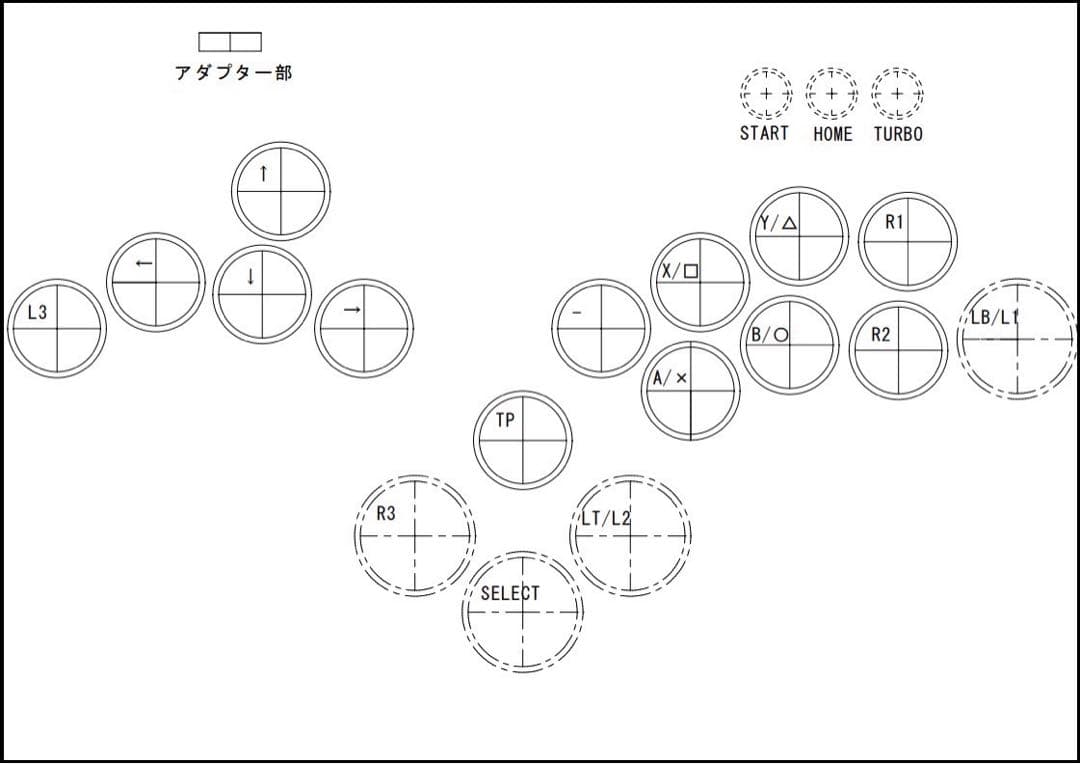 h*e様 【CPC-FUZZY】レバーレスコントローラー　自作　マグネット　増設