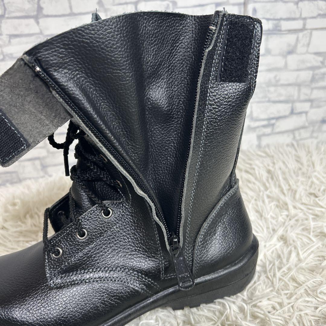 MIDORI安全　ミドリ　革製　安全靴　作業靴　JIS規格25.5 ラバーテック