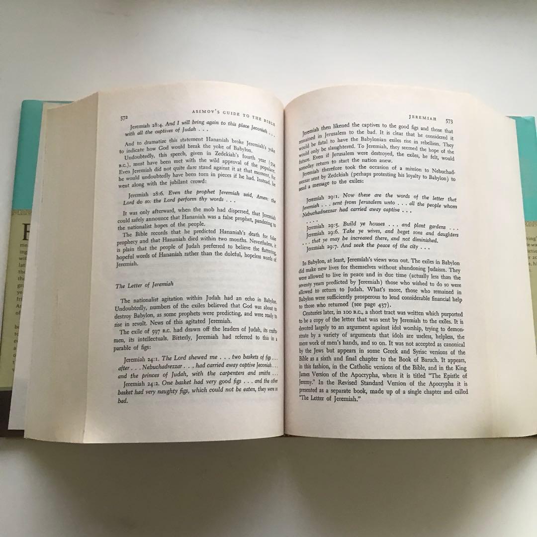 「アシモフ聖書ガイド 」ハードカバー：英語版＊絶版入手困難＠アイザック・アシモフ