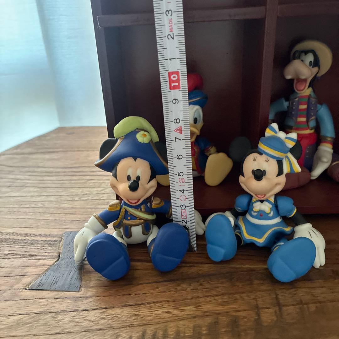 ディズニーシー✴︎Open記念陶器ミッキー他4体セット木箱入り❣️人形に傷なし
