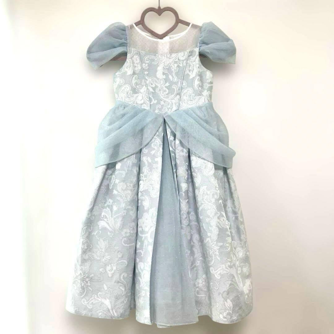 ディズニー公式　ビビディバビディブティック　シンデレラドレス　120