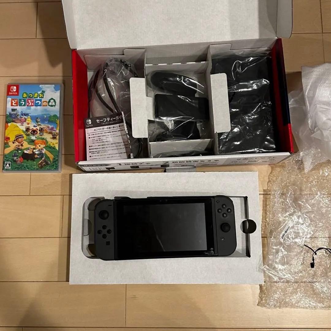 Nintendo Switch 本体＋どうぶつの森ソフト セット 箱あり