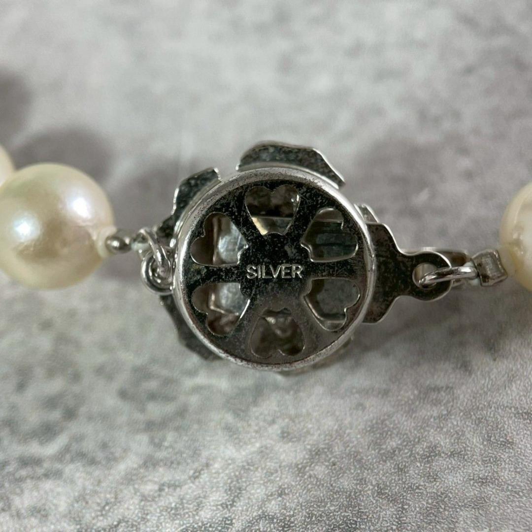 アコヤ真珠　2点セット ネックレス イヤリング 本真珠 シルバー　パール