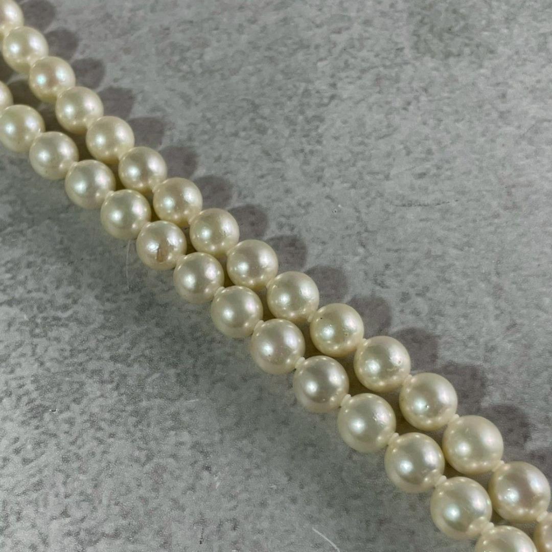 アコヤ真珠　2点セット ネックレス イヤリング 本真珠 シルバー　パール