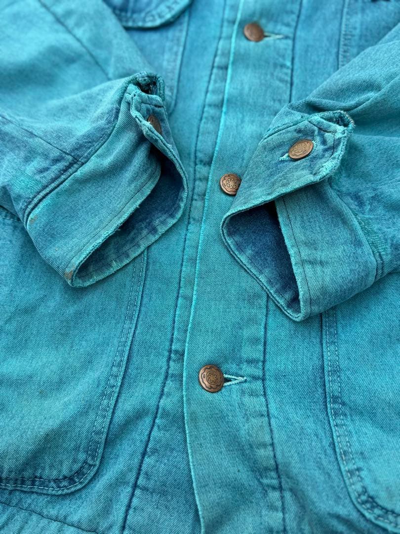 人気 希少カラー 80's BIG BENデニムカバーオール ビッグベン