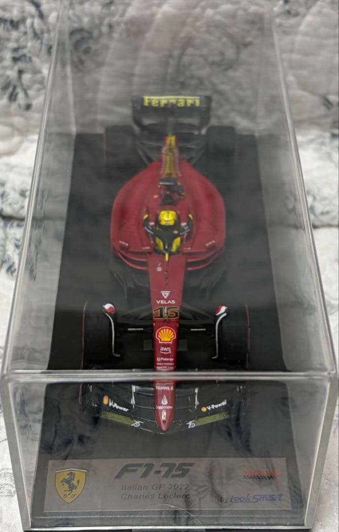 ルックスマート1/43 フェラーリ F1-75 ルクレール2022 イタリアGP