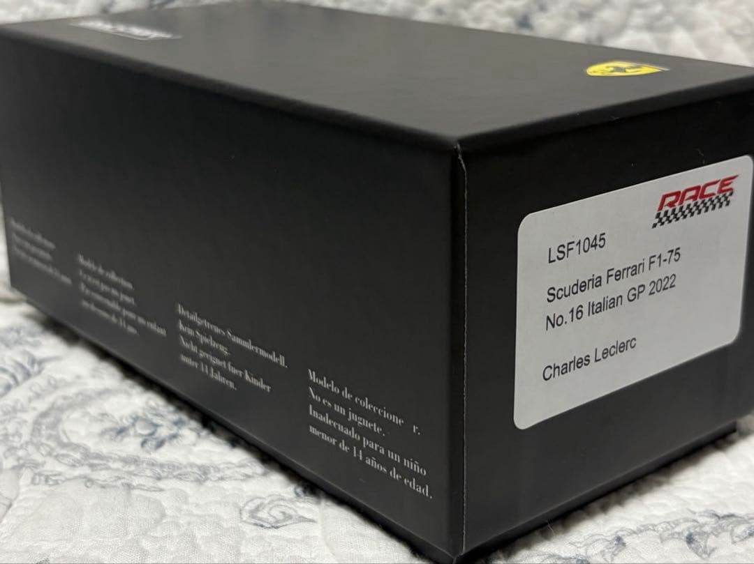ルックスマート1/43 フェラーリ F1-75 ルクレール2022 イタリアGP
