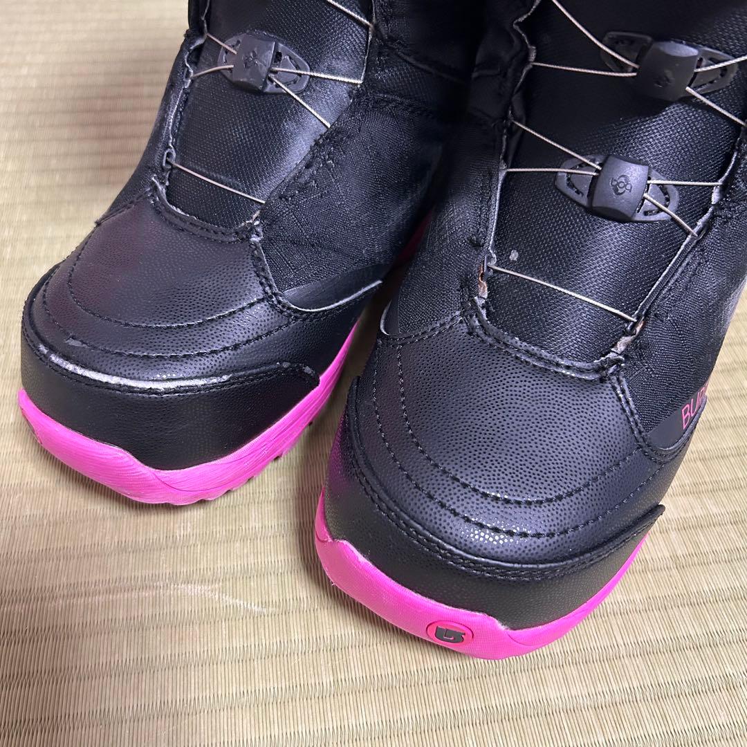 burton◼️バートン ◼️boa◼️ボア◼️足元可愛い◼️着脱簡単◼️23cm◼️ピンク