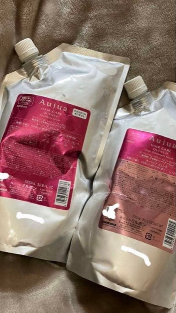 オージュア クエンチモイスト1Lシャンプー＆トリートメント