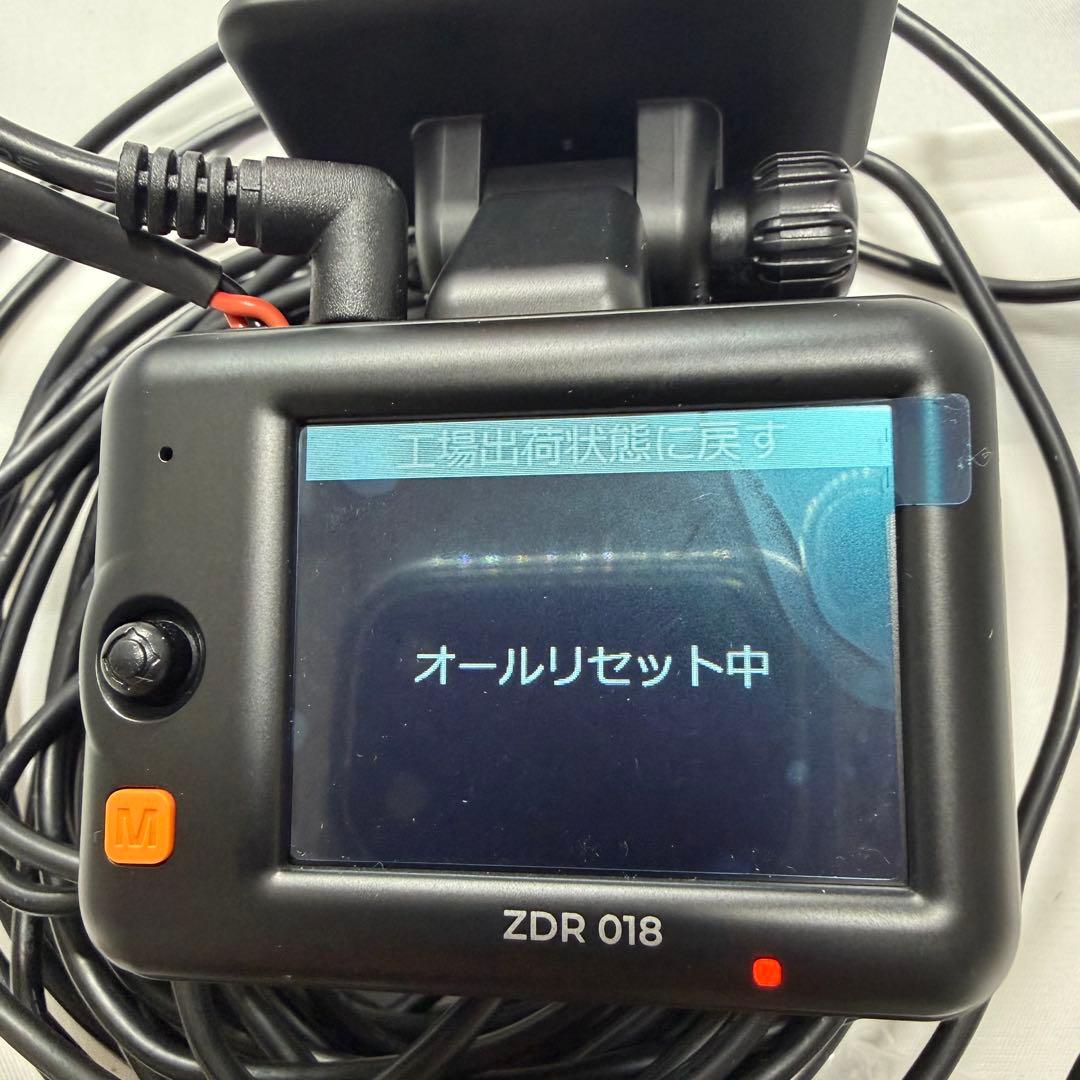 コムテック ドライブレコーダー ZDR018 中古品