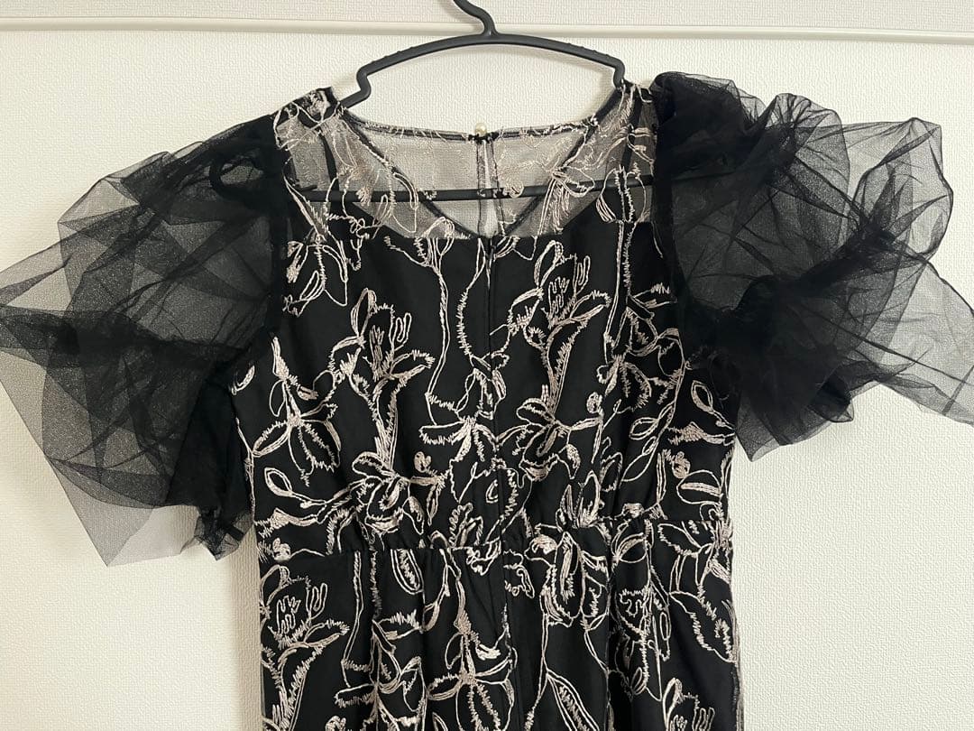 niana 【LE＇RURE】 フラフィースリーブペンシルドレス