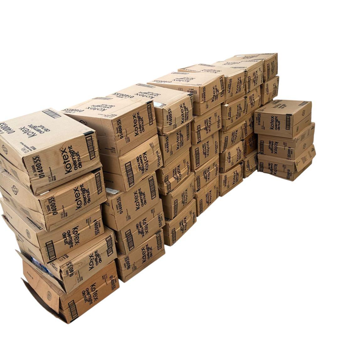 新品　Kotex 夜用ナプキン　１４枚入り×12パック×38箱　大量引き取り限定