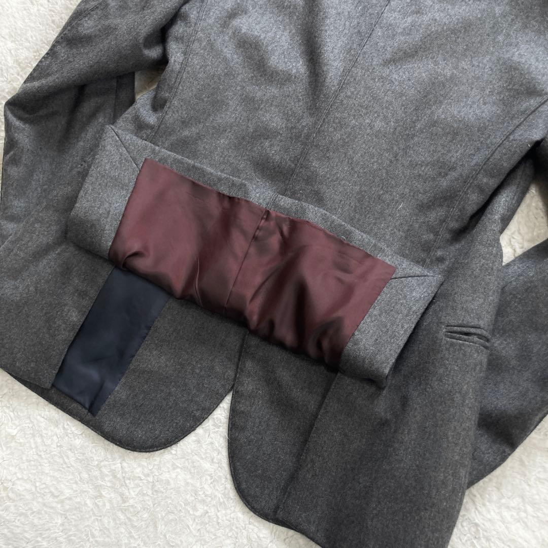 【極美品】ポールスミス　テーラード　入子菱ショールカラー　カシミヤ混　サイズM