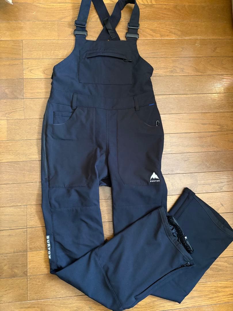 新品未使用 バートンBURTON XS ブラック ビブパンツ　スキースノーボード