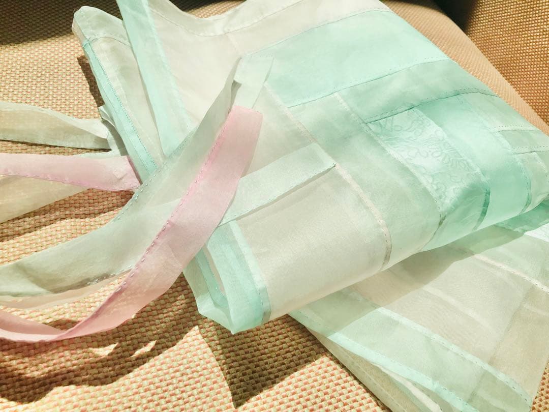 韓国　マルチポジャギ　「Water in Pink」116