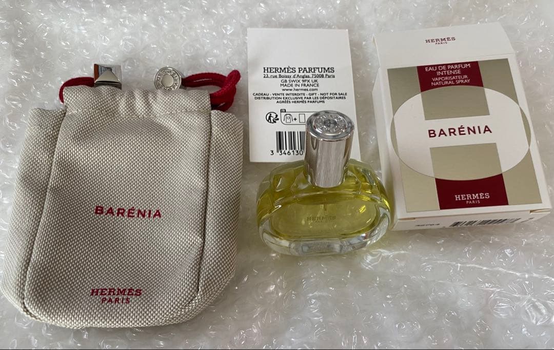エルメス　香水　オードパルファム　バレニア　アンタンス　サンプル　ポーチ付き