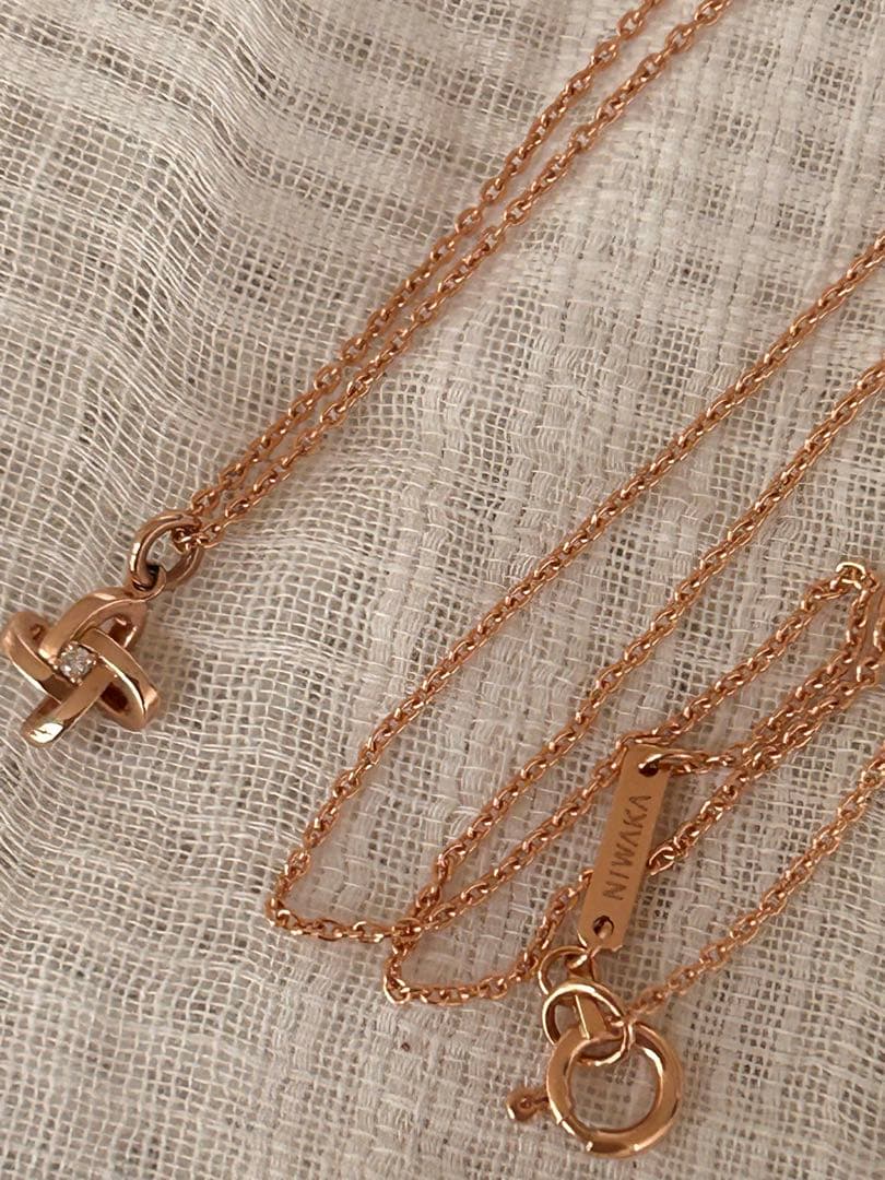 専用　NIWAKA 俄　k18 PG 叶　ネックレス18金