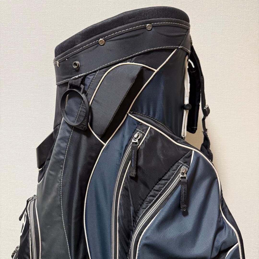 レア！ Taylormade キャディバッグ 14分割 軽量 多機能 ネイビー