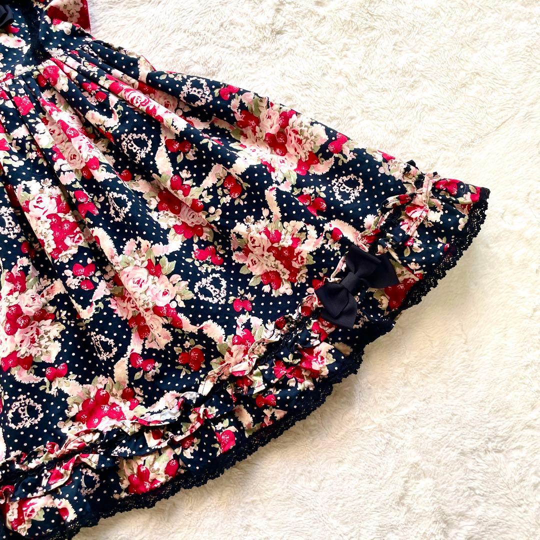 ベイビーザスターズシャインブライト シュガーブーケリボンジャンパースカートJSK