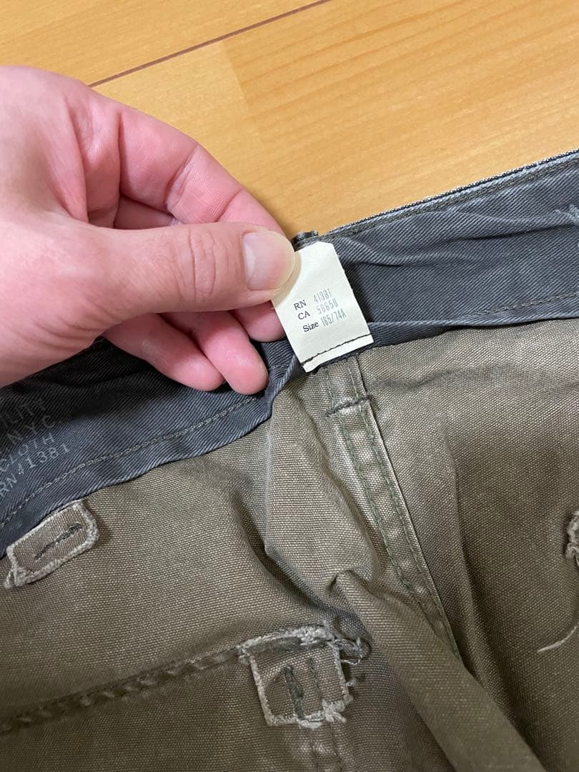 RRL ダブルアールエル　キャンバスワークパンツ　13スターボタン
