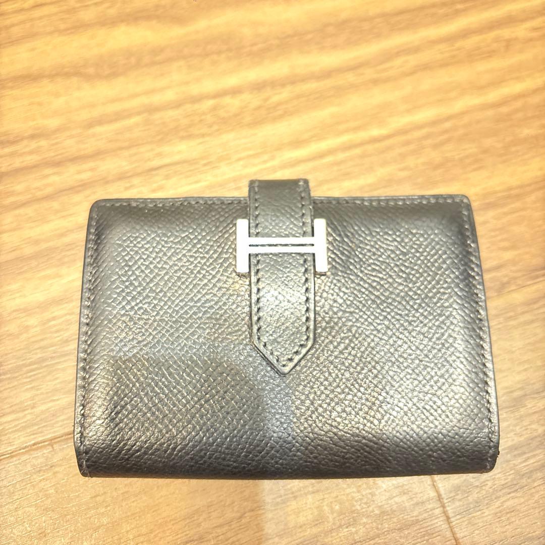 エルメス ベアン カードケース 名刺入れ ブラック