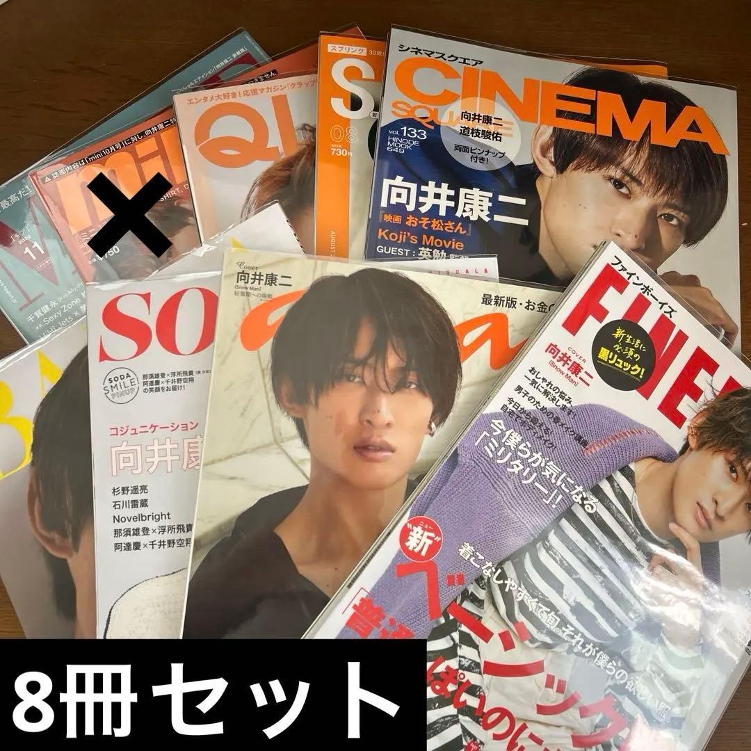 向井康二 表紙 雑誌 8冊セット